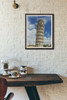 Leaning Tower of Pisa Poster Italy Italian Europe European Picture Photo Photograph Painting Gift Home Decor Decoration Cool Classy Aesthetic Room Cool Wall Decor Art Print Poster 12x18