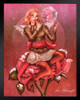 Snow Roses by Renee Biertempfel Fairy Fantasy Art Print Stand or Hang Wood Frame Display Poster Print 9x13