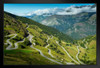 Road Up Luz Ardiden Hautes Pyrenees Tour de France Landscape Art Print Stand or Hang Wood Frame Display Poster Print 9x13