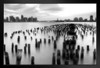 Hudson River From West 13th Out To Hoboken New Jersey B&W Photo Photograph Art Print Stand or Hang Wood Frame Display Poster Print 9x13
