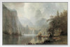 Albert Bierstadt In The Mountains 1867 Luminism Oil On Canvas Landscape Painting White Wood Framed Poster 20x14