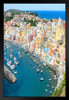 Procida Cinque Terre Italy Amalfi Coast Positano Mediterranean Sea Beautiful View European Landscape Photo Photograph Matted Framed Wall Decor Art Print 26x20