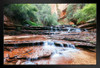 Arch Angel Falls Zion Canyon National Park Springdale Utah Photo Photograph Art Print Stand or Hang Wood Frame Display Poster Print 13x9