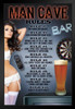 Man Cave My Cave My Rules Funny Hot Girl Bar Art Print Stand or Hang Wood Frame Display Poster Print 9x13