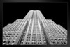 Looking up At The Empire State Building New York City Black And White Photo Art Print Stand or Hang Wood Frame Display Poster Print 13x9
