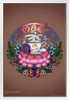 Namastea by Brigid Ashwood Namaste Tea White Wood Framed Poster 14x20