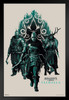 Assassins Creed Valhalla Merchandise Trio Vikings Video Game Video Gaming Gamer Collectibles Eivor Varinsdottir Black Wood Framed Art Poster 14x20