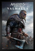 Assassins Creed Valhalla Merchandise Male Ultimate Edition Key Art Video Game Cover Video Gaming Gamer Collectibles Viking Eivor Varinsdottir Art Print Stand or Hang Wood Frame Display 9x13