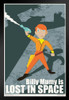 Billy Mumy is Lost In Space by Juan Ortiz White Wood Framed Poster 14x20