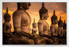 Wat Thung Yai Buddhism Park Thailand Photo Photograph White Wood Framed Poster 20x14