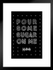 Def Leppard Poster Pour Some Sugar On Me Album Cover Heavy Metal Music Merchandise Retro Vintage 80s Aesthetic Band Matted Framed Wall Decor Art Print 20x26
