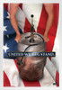 United We Keg Stand Funny White Wood Framed Poster 14x20