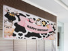 Cow Theme Birthday Party Banner Boy Kid Decoration Gift Supplies Sign Backdrop Background Photo Photography Picture Moo Animal Yard Barn Backyard Happy Cool Wall Decor Art Print Poster 36x12