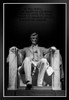 Lincoln Memorial Black Wood Framed Poster 14x20