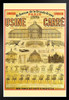 Usine Carre Shopping Paris Vintage Illustration Travel Art Deco Vintage French Wall Art Nouveau French Advertising Vintage Poster Prints Art Nouveau Decor Black Wood Framed Poster 14x20