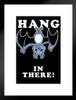 Hang In There Upside Down Bat Funny Parody LCT Creative Matted Framed Wall Decor Art Print 20x26