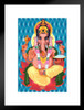 Ganesh Statue Hindu Religious Matted Framed Wall Decor Art Print 20x26