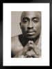 Tupac Posters 2Pac Poster Face Closeup Sepia Photo 90s Hip Hop Rapper Posters For Room Aesthetic Mid 90s 2Pac Memorabilia Rap Posters Music Merchandise Merch Matted Framed Wall Decor Art Print 20x26