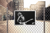 Eric Clapton Poster Music Rock Black And White Hanging Pictures Concert Photo Decor Retro Vintage Musician Guitar Cool Wall Art Print Poster 18x12