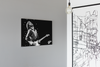 Eric Clapton Poster Music Rock Black And White Hanging Pictures Concert Photo Decor Retro Vintage Musician Guitar Cool Wall Art Print Poster 18x12