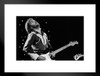 Eric Clapton Poster Vintage Wall Art Retro Love Songs Rock Music Room Dorm Office Black and White Wall Hanging Photograph Stage Performance Iconic Guitar Matted Framed Art Wall Decor 20x26