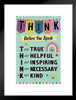 Think Classroom Oh Happy Day Decor Matted Framed Art Wall Decor 20x26