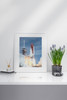 Smithsonian Poster Shuttle Launch Photo Photography Picture Office School Room Home Bedroom Kitchen Bathroom Decor Decorations Modern Aesthetic Cool Wall Decor Art Print Poster 12x18