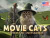 Movie Cats by Vincent Hie Calendar 2024 Pop Culture Calander Wall Monthly 12 Month