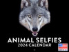 Animal Selfie Calendar 2024 Wall Monthly Calander Breathtaking Photography Portraits Wildlife