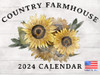 Country Farmhouse 2024 Calendar Monthly Wall Calender