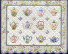 SET OF 3 - Star Quilt Teapot Portfolio Boxed Note Cards by Carol Wilson. 10 embossed 4x5 Die-Cut Notecards and Matching Envelopes in Decorative Gift Box with Magnetic Flap. NCP2333