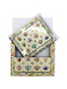 SET OF 3 - Star Quilt Teapot Portfolio Boxed Note Cards by Carol Wilson. 10 embossed 4x5 Die-Cut Notecards and Matching Envelopes in Decorative Gift Box with Magnetic Flap. NCP2333