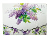 SET OF 3 - Summer Lilacs Portfolio Boxed Note Cards by Carol Wilson. 10 embossed 4x5 Die-Cut Notecards and Matching Envelopes in Decorative Gift Box with Magnetic Flap. NCP2353