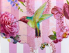 SET OF 3 - Bella Rose Portfolio Boxed Note Cards by Carol Wilson. 10 embossed 4x5 Die-Cut Notecards and Matching Envelopes in Decorative Gift Box with Magnetic Flap. NCP2023