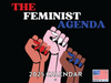 Feminist Agenda Calendar 2025 Monthly Wall Calender 12 Month | American Made In The USA