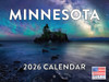 Minnesota Calendar 2026 Wall 12 Month Monthly MN Scenic Souvenirs Minnesotan Themed Gifts | American Made In The USA