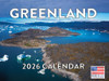 Greenland Calendar 2026 Monthly Wall Calender 12 Month | American Made In The USA