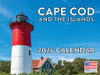 Cape Cod Calendar 2026 Nantucket Marthas Vineyard Wall 12 Month Monthly MA Scenic Souvenirs Themed Gifts | American Made In The USA