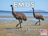 Emu Calendar 2026 Wall Monthly Emus Gifts For Emu Lovers Women Men | American Made In The USA