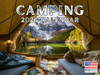 Camping Calendar 2026 Outdoors Nature Monthly Wall Calender 12 Month | American Made In The USA