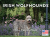 Irish Wolfhound Calendar 2026 Monthly Wall Calender 12 Month | American Made In The USA