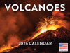 Volcano Calendar 2026 Monthly Wall Calender 12 Month | American Made In The USA