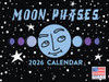 Moon Phases Calendar 2026 Monthly Wall Calender 12 Month | American Made In The USA