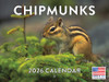 Chipmunk Calendar 2026 Wall 12 Month Monthly Chipmunk Gifts For Chipmunks Lovers Women Men Mom Dad | American Made In The US