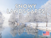 Snow Calendar 2026 Winter Snowy Landscape Monthly Wall Calender 12 Month | American Made In The USA