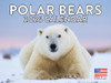 Polar Bear Calendar 2026 Monthly Wall Calender 12 Month | American Made In The USA