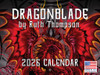 Dragon Calendar 2026 Dragonblade by Ruth Thompson Monthly Wall Calender 12 Month | American Made In The USA