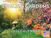 English Garden Calendar 2026 Monthly Wall Calender 12 Month | American Made In The USA