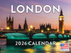 London Calendar 2026 England Monthly Wall Calender 12 Month | American Made In The USA