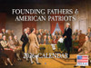 Founding Fathers Calendar 2026 Patriotic American History Monthly Wall Calender 12 Month | American Made In The USA